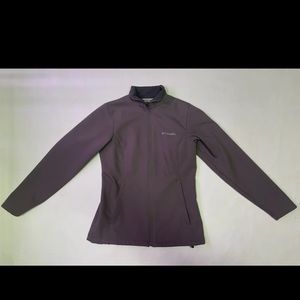 Pristine Columbia Jacket Womens size SMALL GREY Long Sleeve Full Zip Up